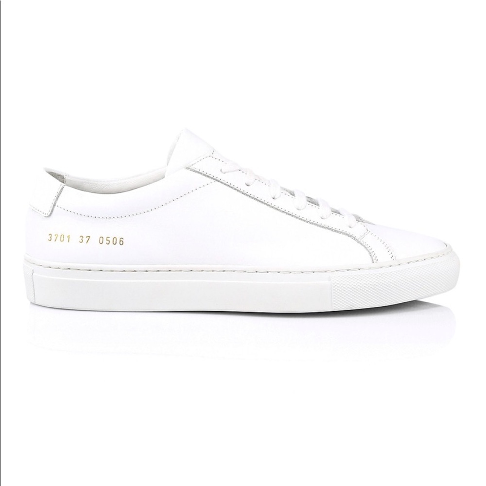 Authentic Used Women's Original Achilles Leather Low-Top Sneakers • Size 35
